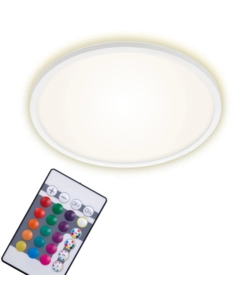 Plafoniera a led slim- led rgb bianco - d. 42 cm